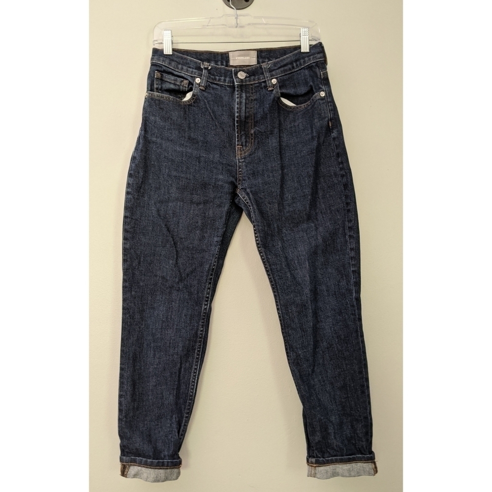 Everlane High Rise Ankle Dark Wash Jeans Size 29